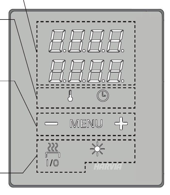 The traditional heater control panel
