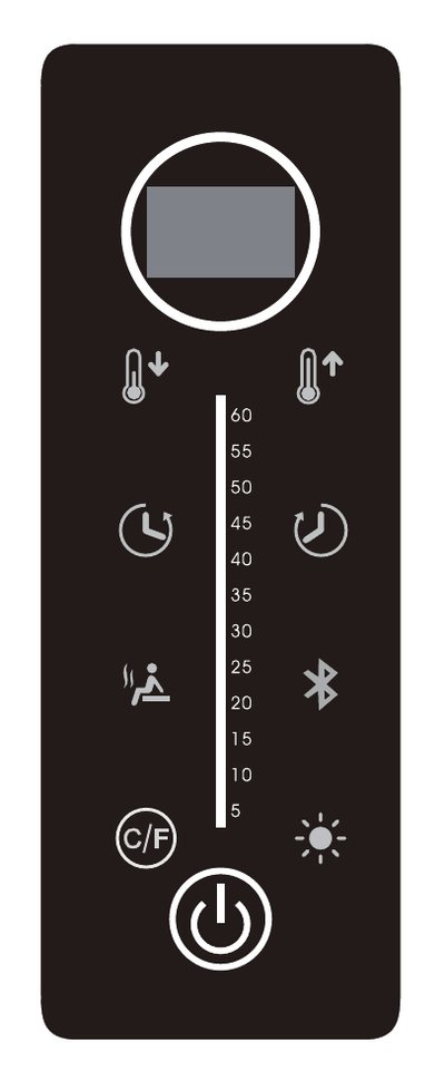 The infrared control panel